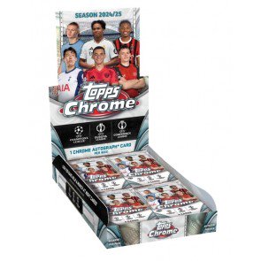 24tpuefaclubcompchrsc_1 2024/25 Topps UEFA Club Competitions Chrome Soccer Hobby Box