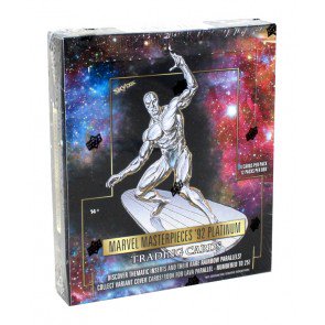 24udmvlmasterp92platns 2024 Upper Deck Marvel Masterpieces '92 Platinum 18 Box Case
