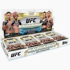 24ufcknockout 2024 Topps UFC Knockout Hobby Box