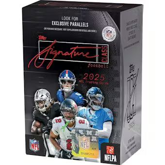 25-signaturefb-blaster-box 2025 Topps Signature Class Football Blaster Box