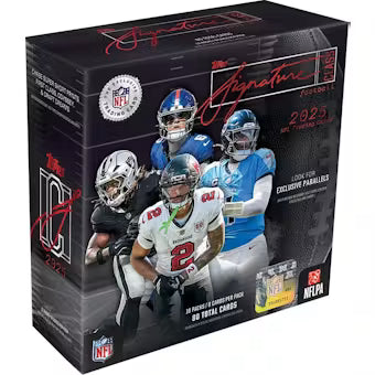25-signaturefb-mega-box 2025 Topps Signature Class Football Mega Box