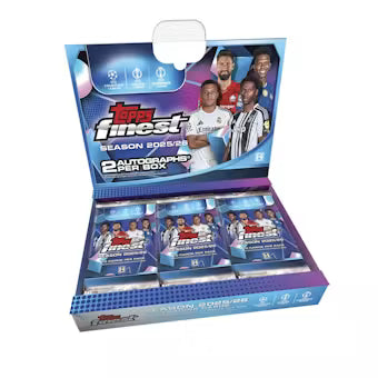 2025/26 Topps UEFA Club Competitions Finest Soccer Hobby 8 Box Cases
