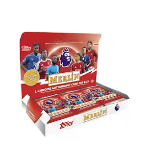 2526-merlinepl-hobby-box 2026 Topps Merlin Premier League Soccer Hobby Box