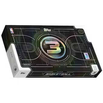 2025/26 Topps Three Basketball Hobby 4 Box Case