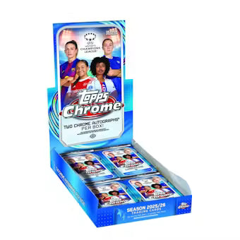 2025/26 Topps UEFA Women's Champions League Chrome Soccer Hobby Box