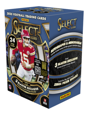 25_selectfb_hobbyblaster_c2919 2025 Panini Select Football Hobby Blaster Box