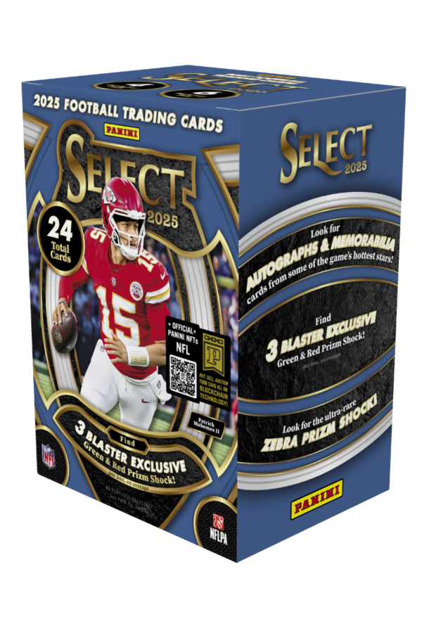 25_selectfb_hobbyblaster_c2919 2025 Panini Select Football Hobby Blaster Box
