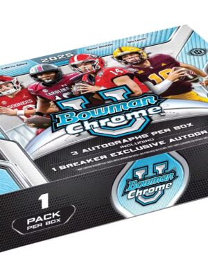 25bucf_fgc6374_breaker 2025 Bowman Chrome University Football Breaker's Delight Box
