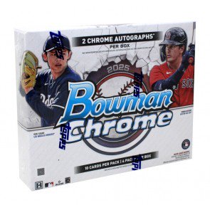 25bwchrbb 2025 Bowman Chrome Baseball Hobby Box