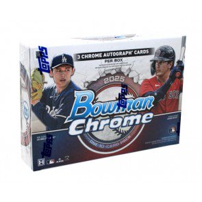 25bwchrbbdel 2025 Bowman Chrome Baseball Breakers Delight 6 Box Case