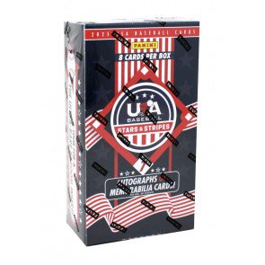 25pnstarstripebb 2025 Panini Stars and Stripes USA Baseball Hobby Box