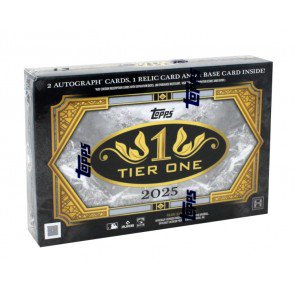 25pntieronefb 2025 Topps Tier One Baseball Hobby Box