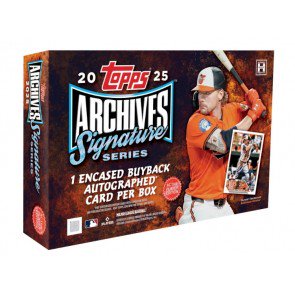 25tparchivessignserbb_1 2025 Topps Archives Signature Series Active Player Edition Baseball Hobby Box