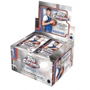 25tpchrbkjumbopre_1 2025/26 Topps Chrome Basketball Jumbo Box