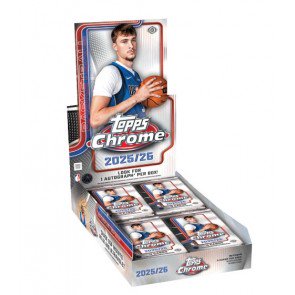 25tpchrbkpre_1 2025/26 Topps Chrome Basketball Hobby Box