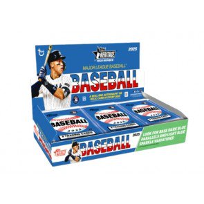 25tpheritagehighnumberbbpre_1 2025 Topps Heritage High Number Baseball Hobby Box