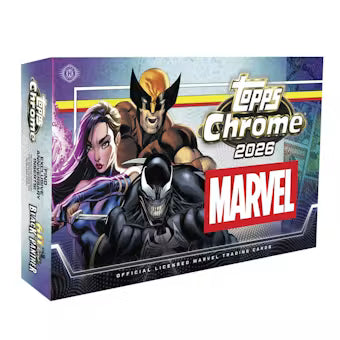 26-marvelcomics-chrome-hobby-box 2026 Topps Marvel Comics Chrome Hobby Box
