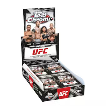 26-topps-chromeufc-hobby-box 2026 Topps Chrome UFC Hobby Box