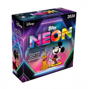 26tpdisneyneonnsmega_1 2026 Topps Disney Neon Mega Box