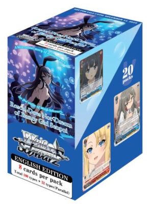 450677_in_1000x1000_bd7181da-33a5-4663-a5f6-b5f3b5e9c59b Weiss Schwarz Rascal Does Not Dream of Bunny Girl Senpai Booster Box