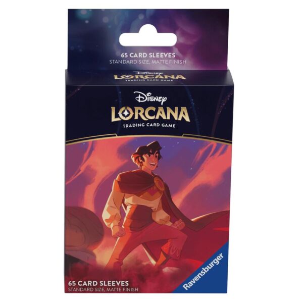 555152_in_1000x1000_e05b08ef-0e7d-45f6-a20a-3cc6dba48166 Disney Lorcana Card Sleeves - Aladdin - Heroic Outlaw (65-Pack)