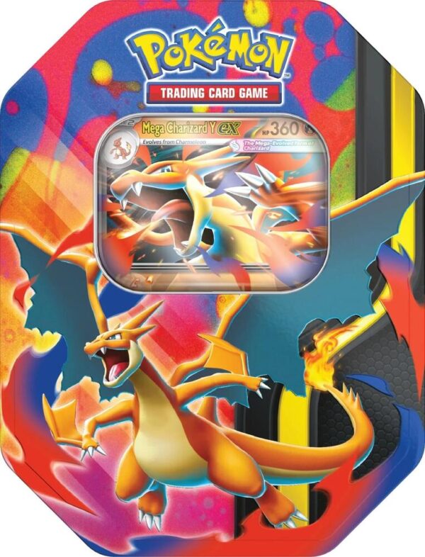 Pokemon Mega Charizard ex Tins Set of 2 Tins