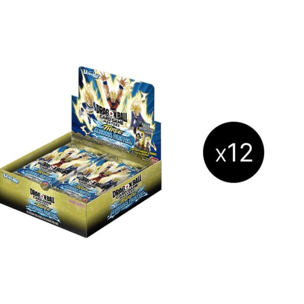 Dragon Ball Super Masters Three Glorious Fighters Booster 12 Box Case