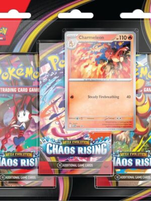 684458_in_1000x1000_6690b9c2-4825-4a90-a46b-8529b8dea80e Pokémon ME04 Chaos Rising 3 Pack Blister Charmeleon