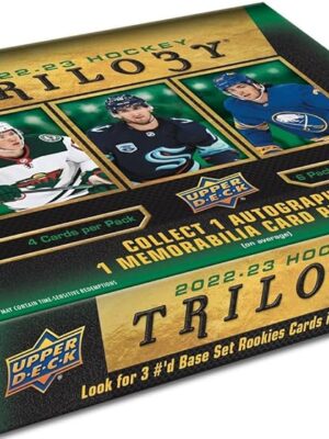 71TsBxsDoqL._AC_UF894_1000_QL80 2022/23 Upper Deck Trilogy Hockey Hobby Box