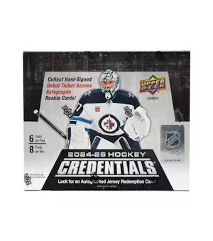 860793_004_071425 2024/25 Upper Deck Credentials Hockey Hobby Box