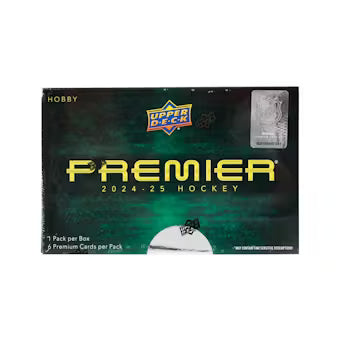 879021_004_102825 2024/25 Upper Deck Premier Hockey Hobby Box