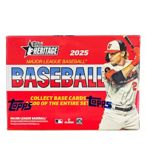886771_004_041825_44245322-07bd-4d8b-9a1d-061ab8f1654d 2025 Topps Heritage Major League Baseball Blaster Box