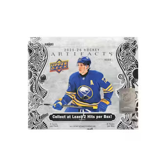 891716_004_092325 2025/26 Upper Deck Artifacts Hockey Hobby Box