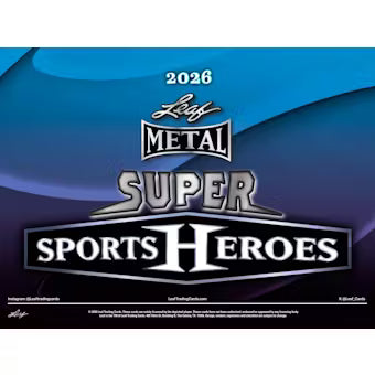 939677ss-1 2026 Leaf Metal Sports Heroes Super Hobby Box