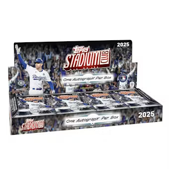 2025 Topps Stadium Club Baseball Hobby Box