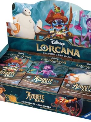 DisneyLorcanaAzuriteSeaBoosterBox_5b1cbc0b-b421-41ad-a215-e7aca719f26f Disney Lorcana: Azurite Sea Booster Box
