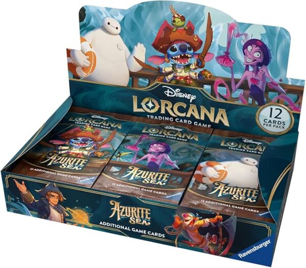 DisneyLorcanaAzuriteSeaBoosterBox_5b1cbc0b-b421-41ad-a215-e7aca719f26f Disney Lorcana: Azurite Sea Booster Box