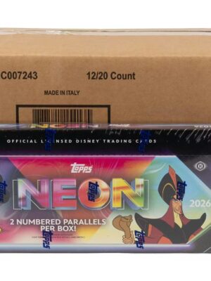 Neon 2026 Topps Disney Neon Hobby 12 Box Case