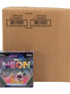 NeonMega-1 2026 Topps Disney Neon Mega 20 Box Case