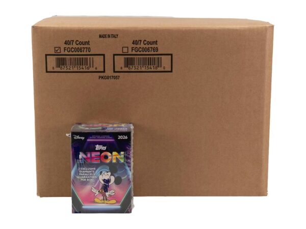 2026 Topps Disney Neon Value 40 Box Case