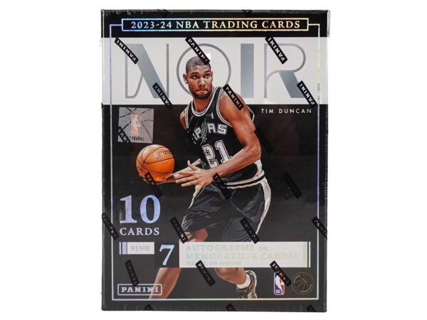 Noir2324-1 2023/24 Panini Noir Basketball Hobby 4 Box Case