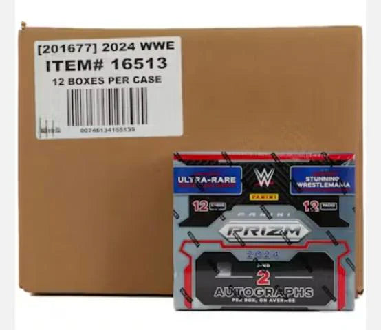 2024 Panini WWE Wrestling Prizm 12 Hobby Case