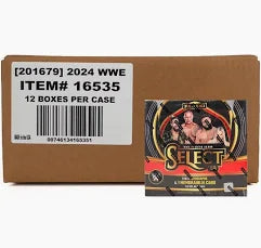 WWESelectCase 2024 Panini WWE Wrestling Select 12 Hobby Case