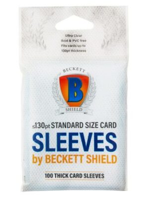 Beckett Shield 130 pt Standard Card Sleeves