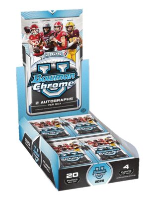 bowman-hobby60146505 2025 Bowman Chrome University Football Hobby Box