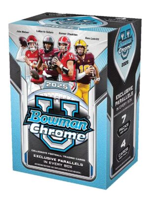 bucfb25blaster 2025 Bowman Chrome University Football Blaster Box