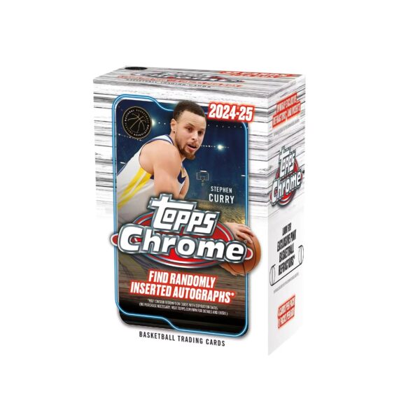 chromebk24025 2024/25 Topps Chrome Basketball Blaster Box