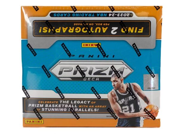 decabk 2023/24 Panini Prizm Basketball Deca Hobby 10 Box Case