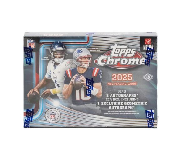 delightbox 2025 Topps Chrome Football Breakers' Delight Box