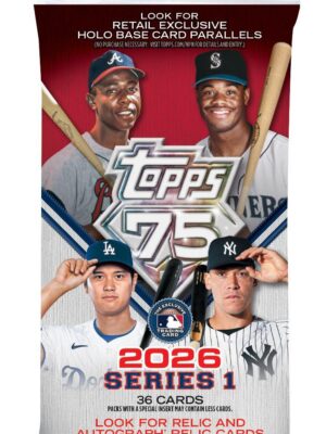 fagtpack 2026 Topps Series 1 Baseball Fat Pack